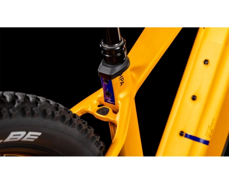 VTT électrique semi rigide Homme REACTION HYBRID SLX 800 Orange