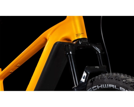 VTT électrique semi rigide Homme REACTION HYBRID SLX 800 Orange