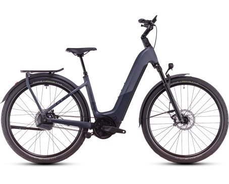 Vélo électrique trekking Unisexe KATHMANDU HYBRID COMFORT SLX 800 Gris