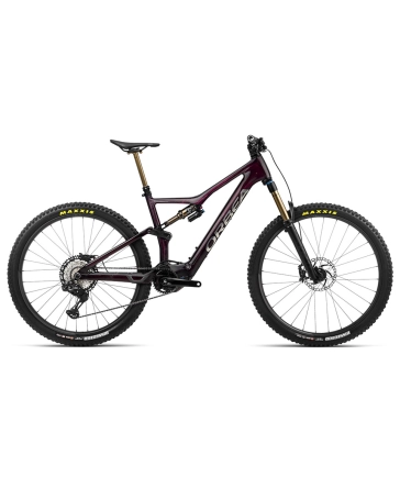 VTT électrique tout suspendu Unisexe RISE M-TEAM 20MPH Bordeaux