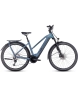 Vélo électrique trekking Femme KATHMANDU HYBRID ABS 750 Bleu/Gris - Image 1/6
