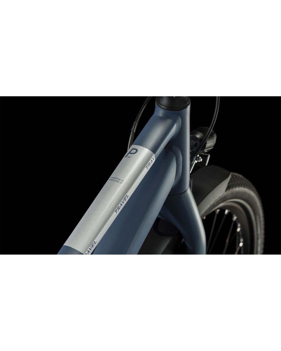 Vélo trekking Femme TRAVEL PRO Bleu