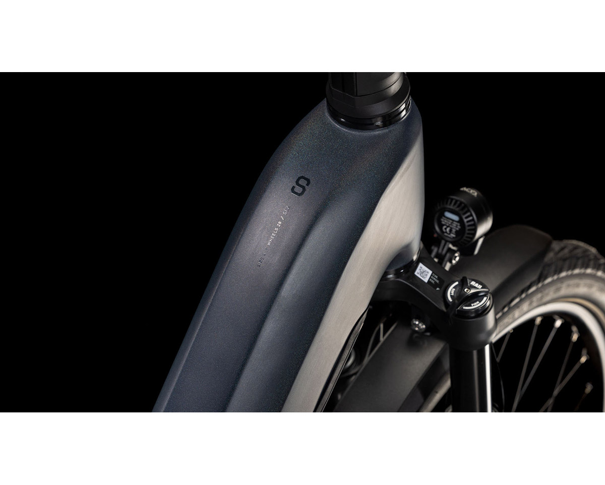 Vélo électrique trekking Unisexe KATHMANDU HYBRID COMFORT SLX 800 Gris