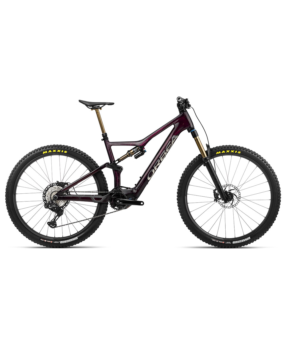 VTT électrique tout suspendu Unisexe RISE M-TEAM 20MPH Bordeaux